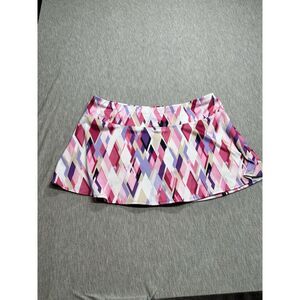 Tail‎ Tech Athletic Skirt Multicolor Geometric Size L